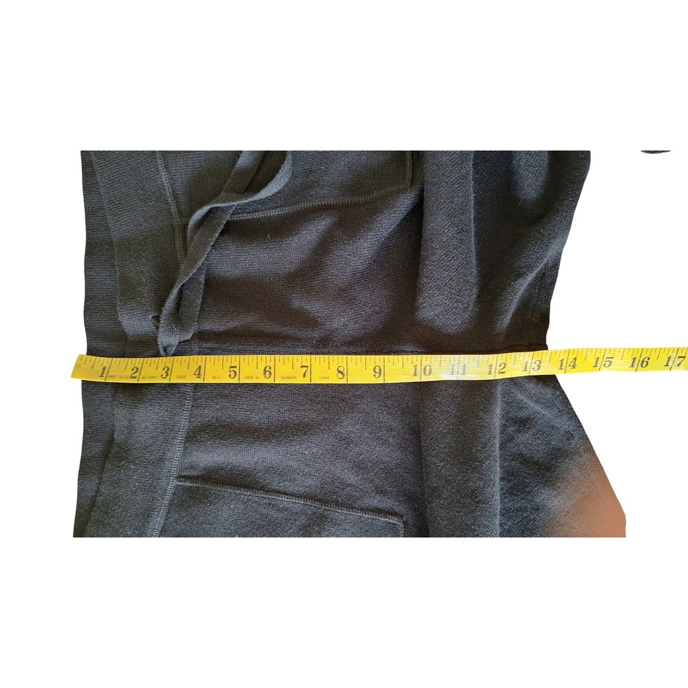 J.Crew Sweatpants Womens Size M Black Cotton Cashmere Drawstring Pull On - Picture 6 of 8